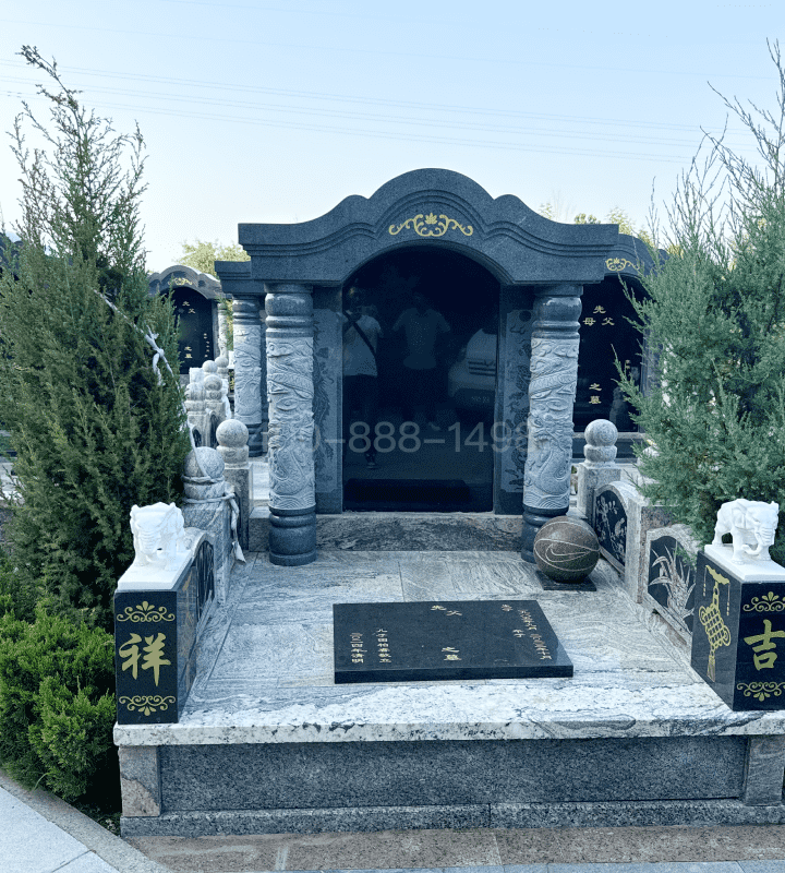 天津永安陵公墓官网传统立碑寿安苑墓型7号